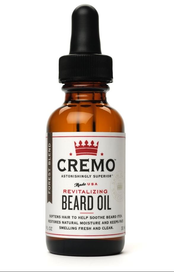 Cremo Beard Oil, Revitalizing Cedar Forest, 1 fl oz - Restore Natural Moisture and Soften Your Beard